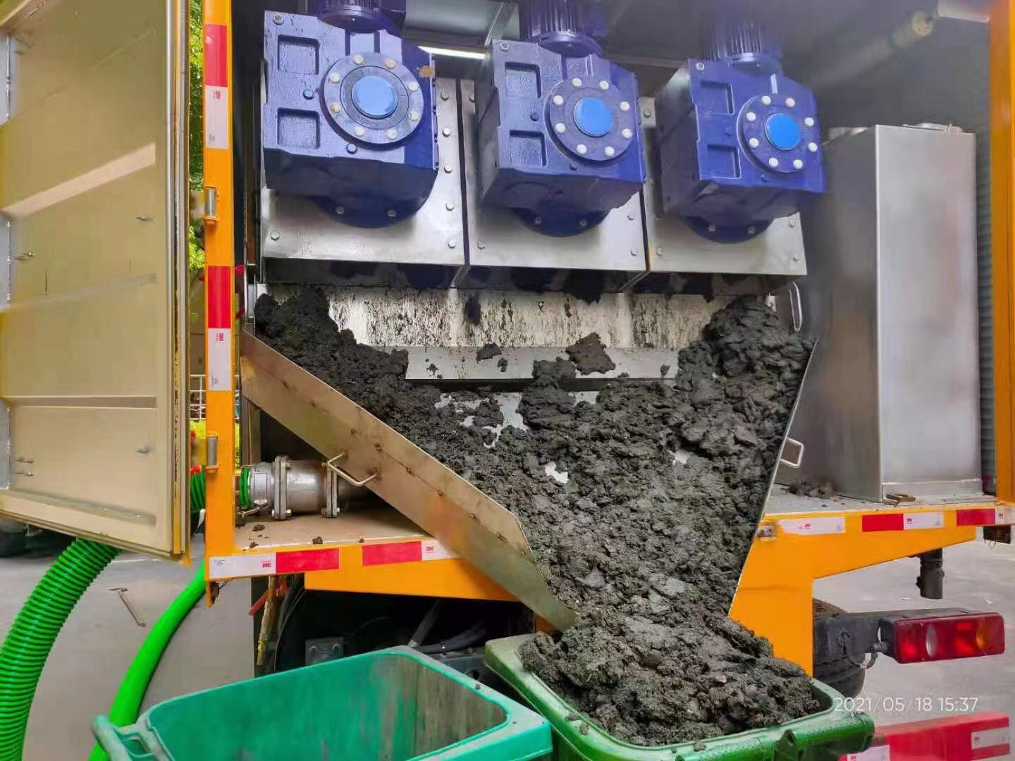 小河化粪池清掏城市维护站-泥浆净化干湿分离处理